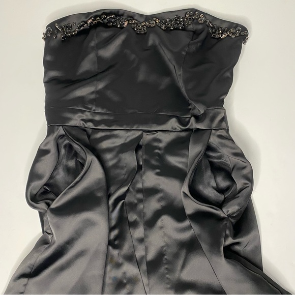Forever U Exclusive | Women's Black Strapless Romper with Pearl design Size S - Picture 15 of 16